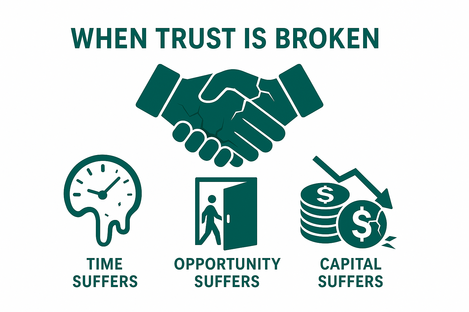 Visualization: The hidden cost of distrust